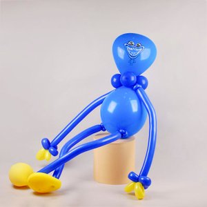Фигура из шаров "Зубастик голубой"