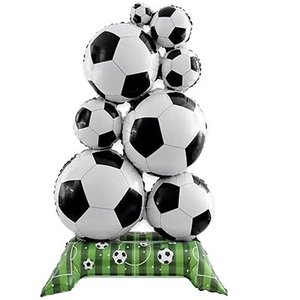 Ходячая фигура "Мячи футбольные Макси", на подставке (надув воздухом)