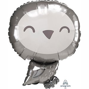 Фольгированный шар "Сова серая"