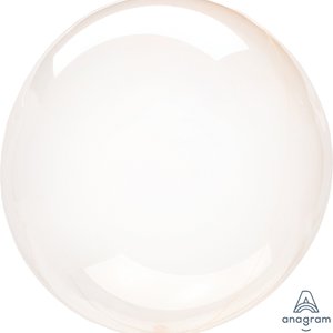 Прозрачный шар баблс кристалл оранжевый