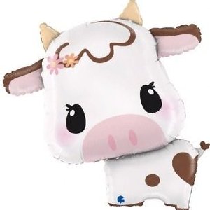 Фольгированный шар "Милая коровка"