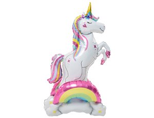 Ходячая фигура "Единорог на радуге" (надув воздухом)