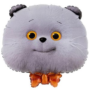 Фольгированный шар "Кот Басик голова"