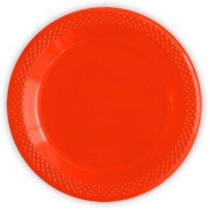 Тарелки ДеЛюкс красные малые