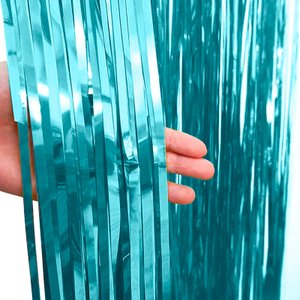 Занавес матовый "Дождик", Морская волна, 1*2 м.