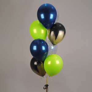 "Волшебство" фонтан из 8 воздушных шаров