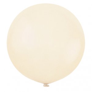 Полуметровый воздушный шар белый песок, пастель