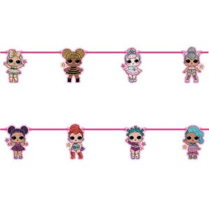 Гирлянда бумажная (фигурная) "Куклы Лол"