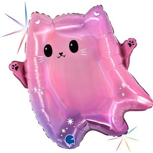 Фольгированный шар "Котик Привидение"