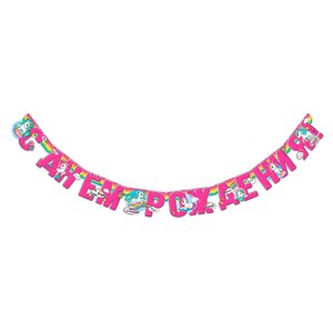 Гирлянда-буквы "С Днем Рождения!" Единорог