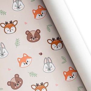 Бумага упаковочная "Волшебный лес"