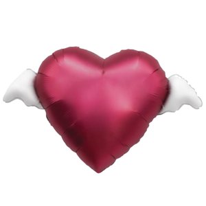 "Твоя любовь окрыляет меня" мини, фольгированный шар на палочке (воздух)