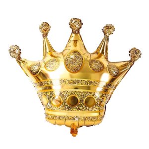 Фольгированный шар "Корона золотая" 60 см