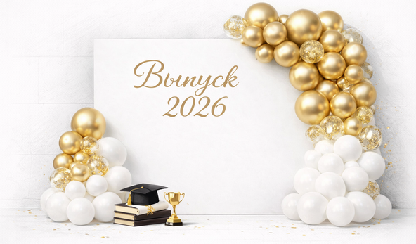 Фотозона на школьный выпускной