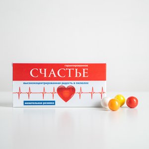Резинка жевательная "Счастье"