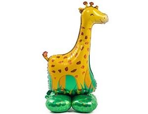 Ходячая фигура "Жираф 2", на подставке (надув воздухом)