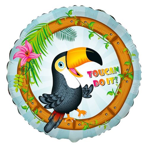 Основное изображение товара Фольгированный шар "Тукан (круг)"