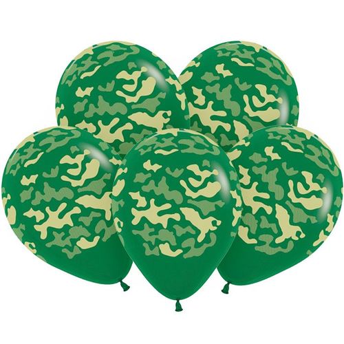 Основное изображение товара Воздушные шарики "Камуфляж" пастель