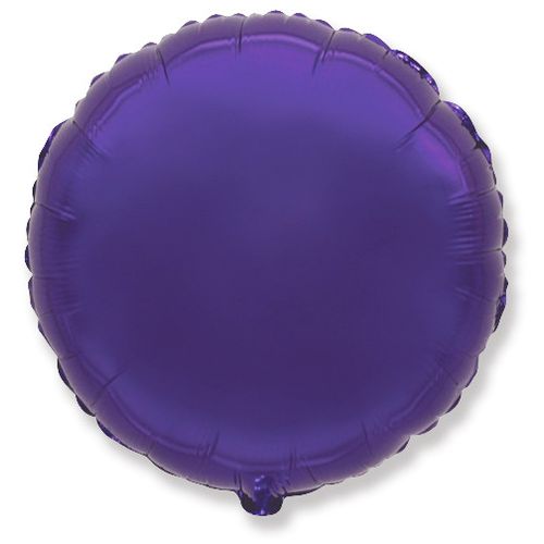Основное изображение товара Фольгированный шар Круг фиолетовый