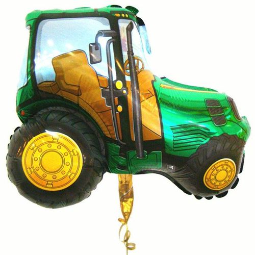 Основное изображение товара Фольгированный шар "Трактор (зеленый)"