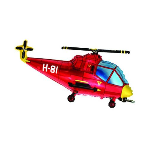 Основное изображение товара Фольгированный шар "Красный вертолет"