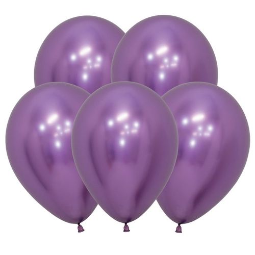 Основное изображение товара Сиреневый воздушный шарик, хром