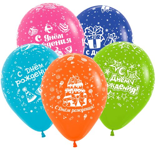 Основное изображение товара Воздушные шарики "С днем рождения"