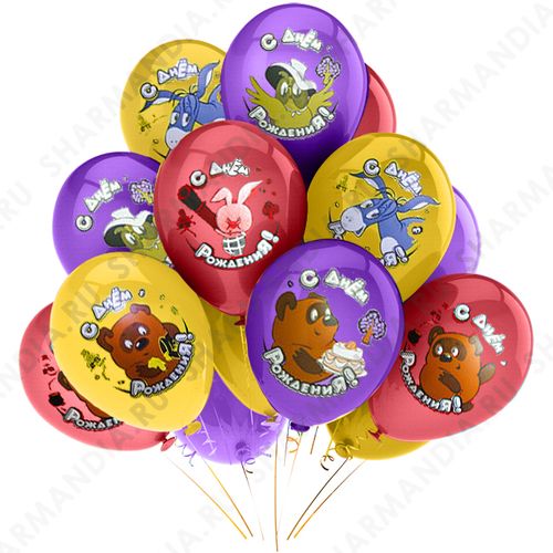Основное изображение товара Воздушные шарики "Винни Пух и компания"