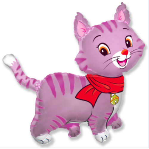 Основное изображение товара Фольгированный шар "Милый котенок (розовый)"